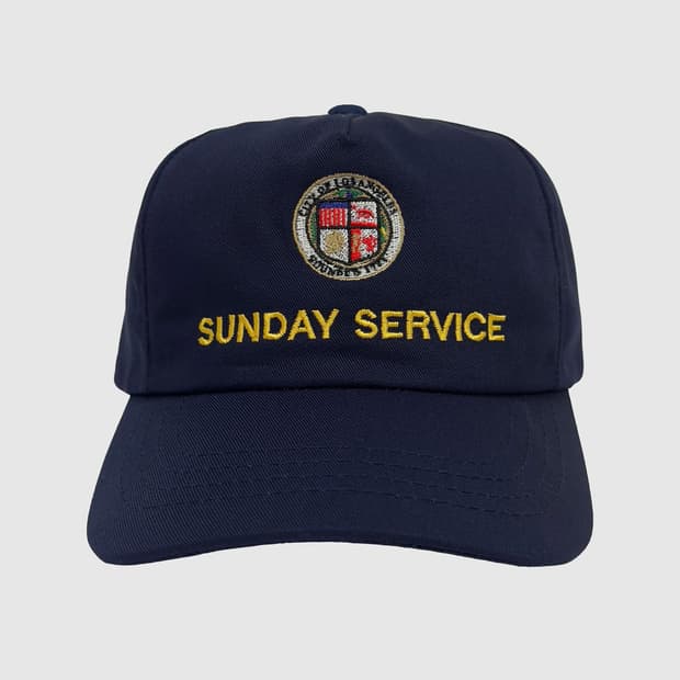 이지 JESUS IS KING SUNDAY SERVICE 볼캡 모자