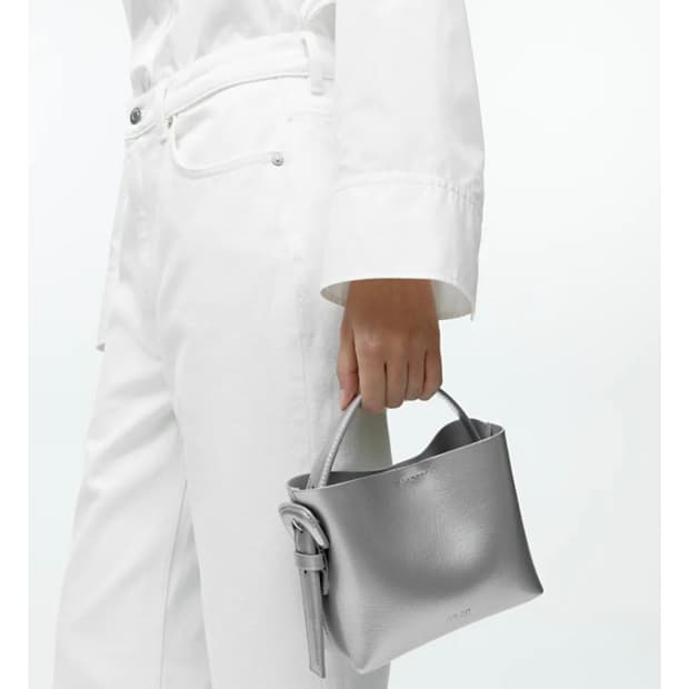 아르켓 shoulder bag silver