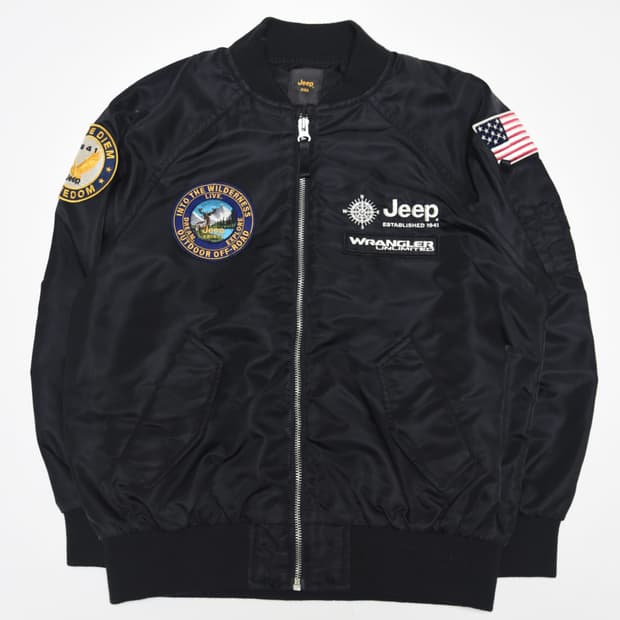 Jeep 블랙 블루종 자켓 145