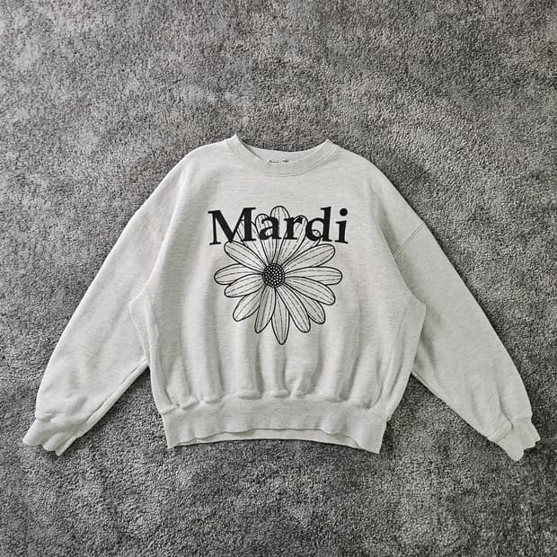 [무료배송] Mardi Mercredi 플라워 프린트 맨투맨