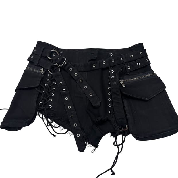 펑크레이브 숏팬츠 고스펑크 락펑크