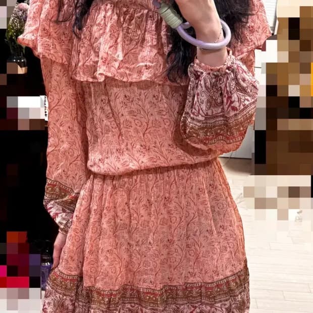 55 텍달린 새상품 바네사부르노 정가90만 에스닉 원피스