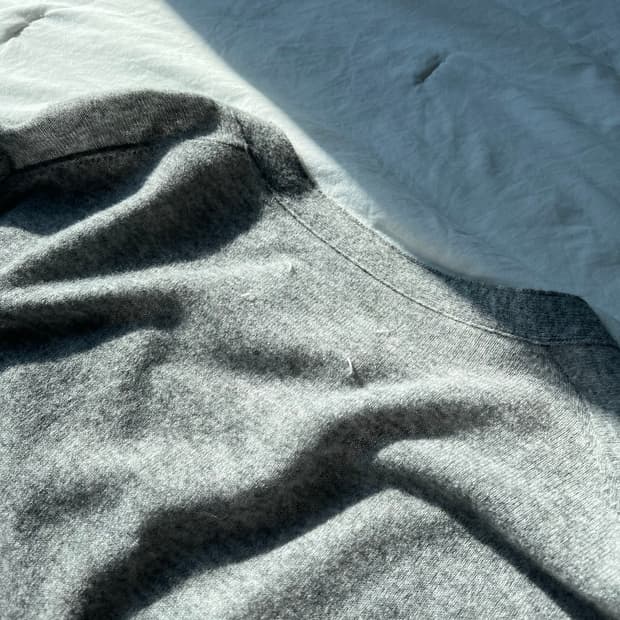 Margiela wool cardigan gray