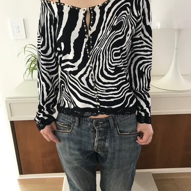 vintage pattern cardigan 