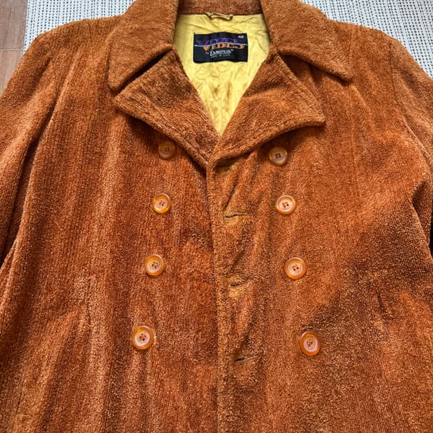 60s 빈티지 아카이브 파일 벨루어 카코트