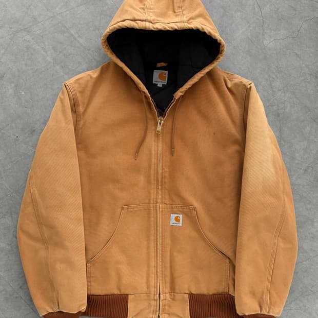 Carhartt 칼하트 베이지 덕 액티브 워크 자켓