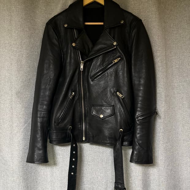 리얼레더 더블 라이더 자켓