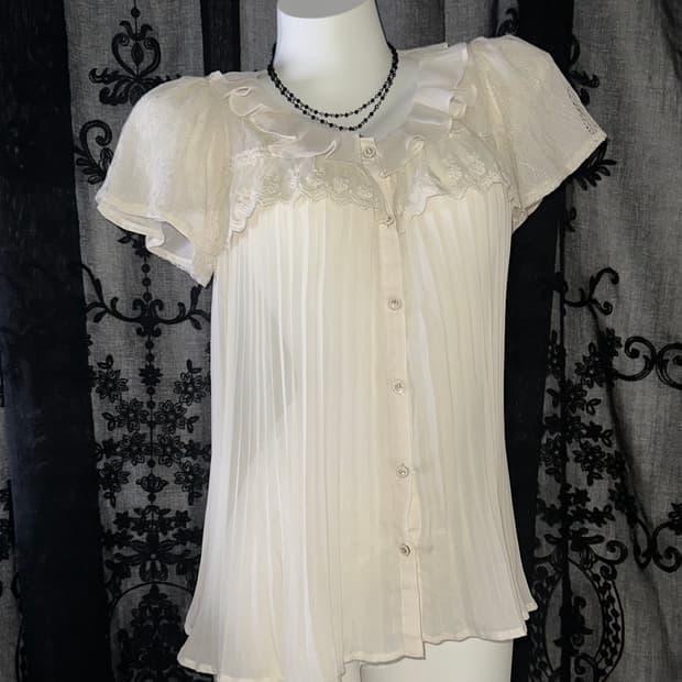 ivory lace blouse