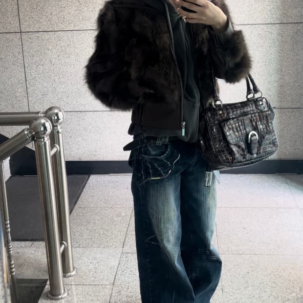 빈티지 리얼 퍼자켓