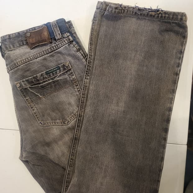 헨리코튼 워싱 데님 청바지 31인치 기장104