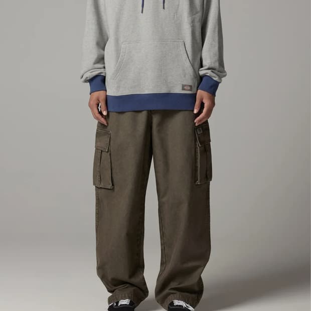 디키즈 워시드 덕 캔버스 카고 팬츠