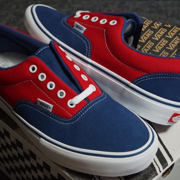 (280) 반스 스케이트 에라 블루 레드