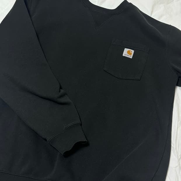 칼하트 맨투맨 블랙 M