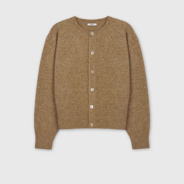 (실착1회) WOOL CARDIGAN ROYAL BEIGE