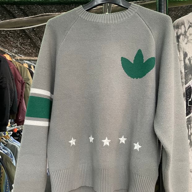 아디다스 오리지널 니트 맨투맨