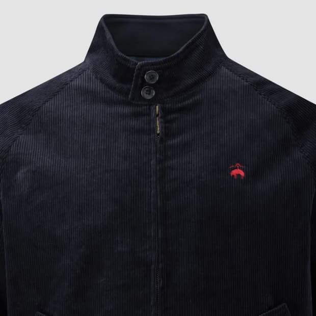 브룩스브라더스 코듀로이 헤링턴 점퍼(네이비) XL