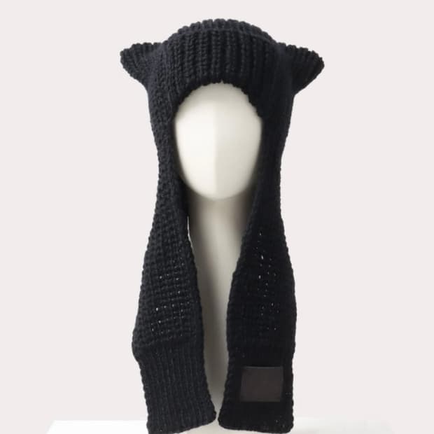 비비안 웨스트우드 이어플랩 캣 비니