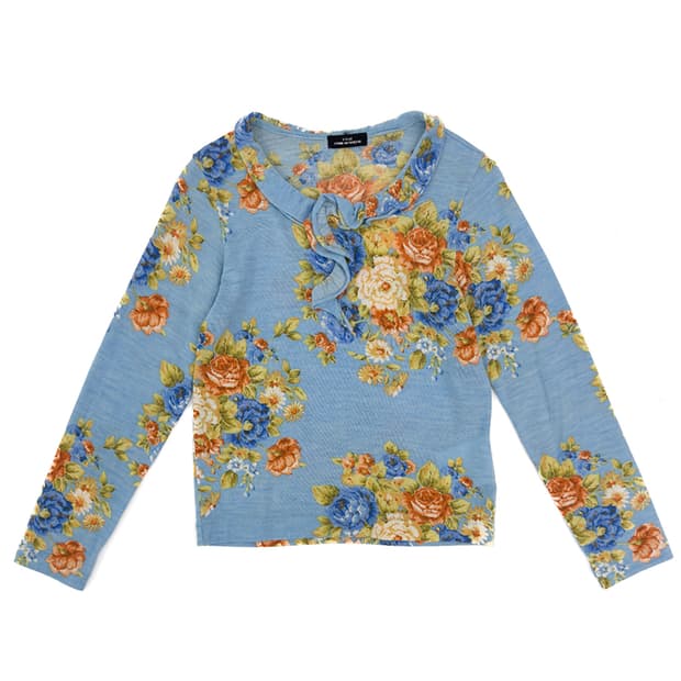 Tricot Comme des Garçons Floral Top/ Os