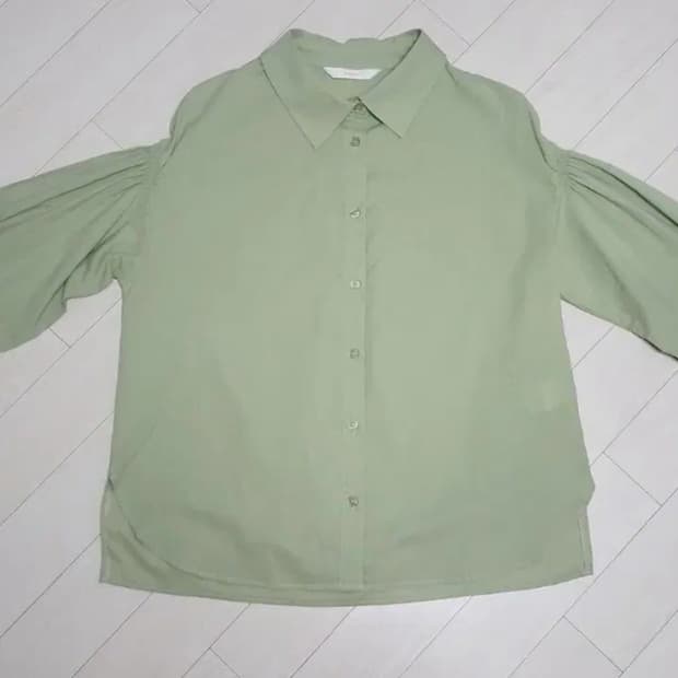 급처새상품!SOUP숲 팔셔링 우아한셔츠블라우스 레니본st오브제st샤틴st