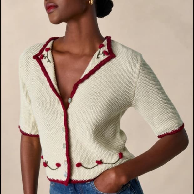 루즈(Rouje) 2024  메레디스 가디건 36사이즈