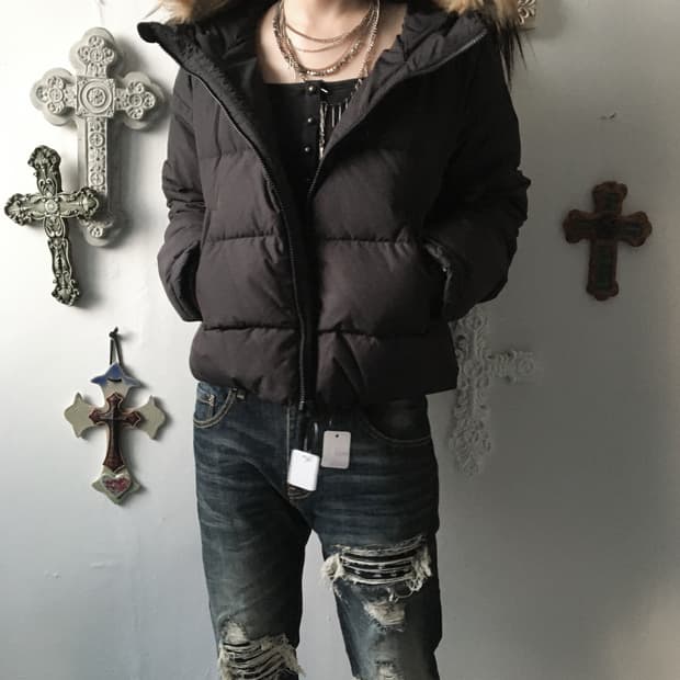 fake fur hood jumper