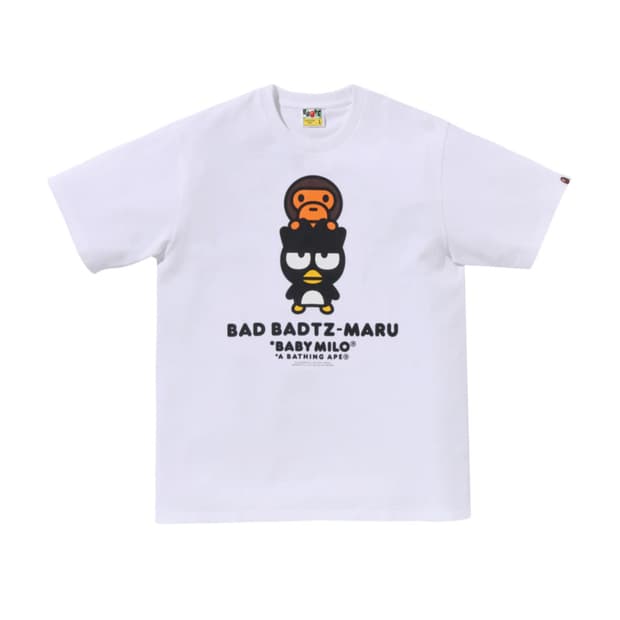 [L] 베이프X산리오 배드바츠마루 티셔츠