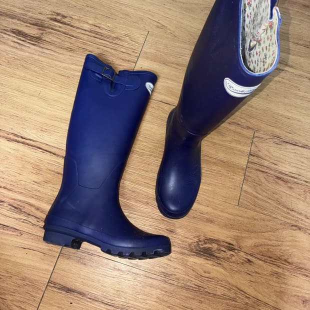 Rockfish navy rainboots