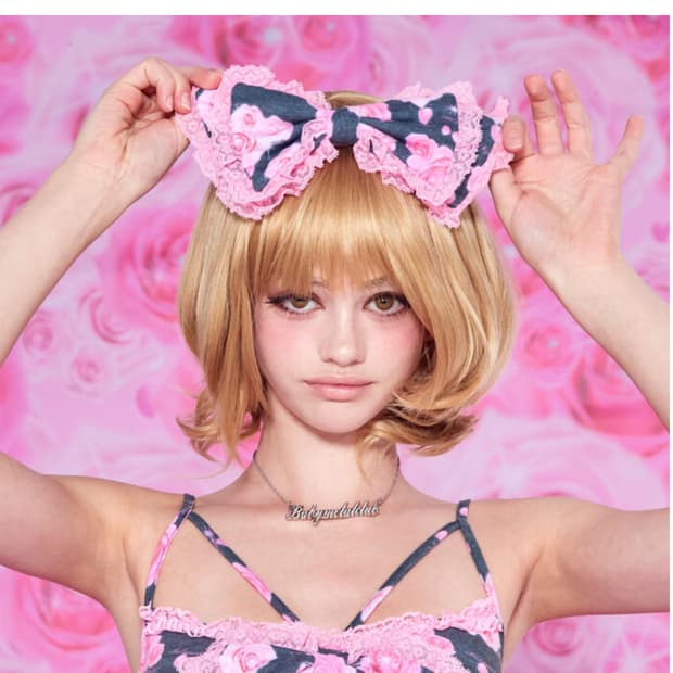 베메클 레오파드 봉봉 헤어핀