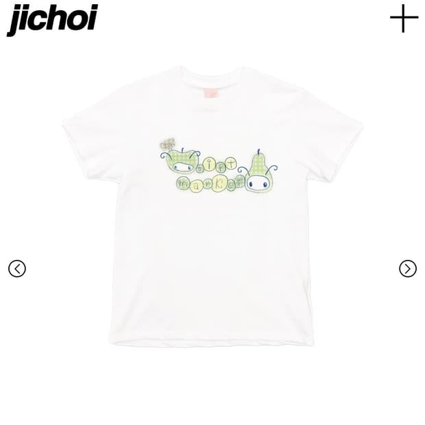 지초이 JX JIFT MARKET T-SHIRT (WHITE)
