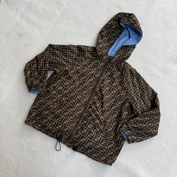 10A 펜디 키즈 모티프 후드 자켓 0320T