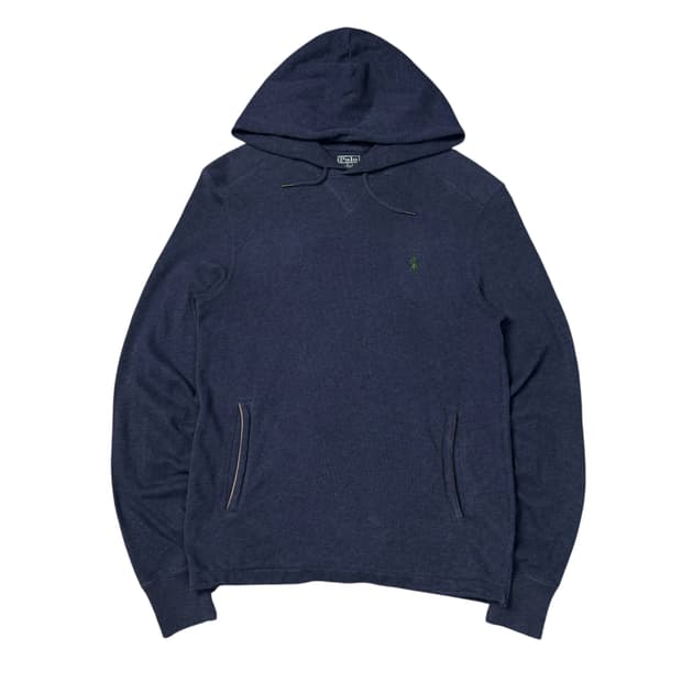 (S) 폴로 랄프로렌 엘보패치 후드티 네이비