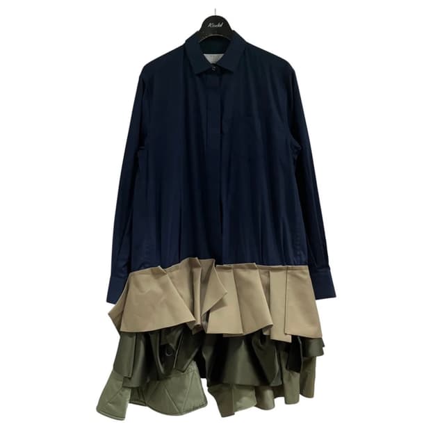 sacai collection (희귀)사카이 컬렉션 셔츠드레스 사이즈 M