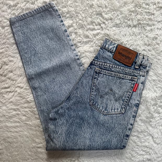 랭글러 빈티지 워싱 데님 청바지 M