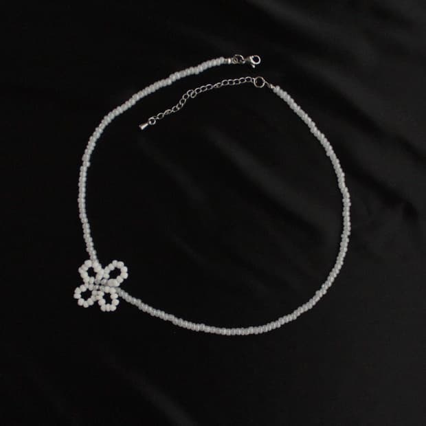 [Handmade] Bloom 초커 비즈 목걸이
