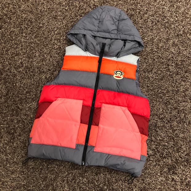 폴프랭크 덕다운 패딩 조끼