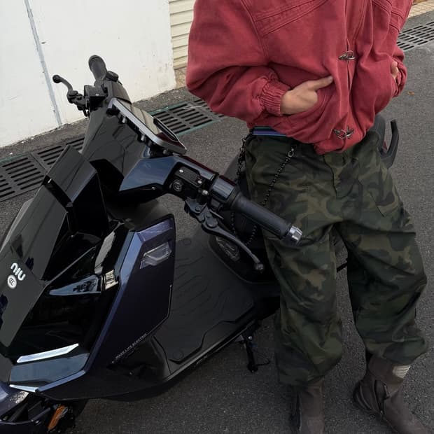 캔버스 후드자켓 레드