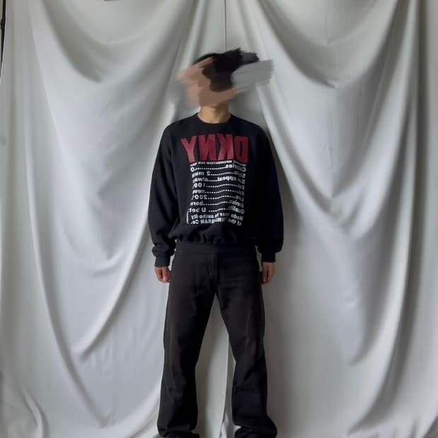 DKNY 디케이엔와이 레터링 프린팅 맨투맨