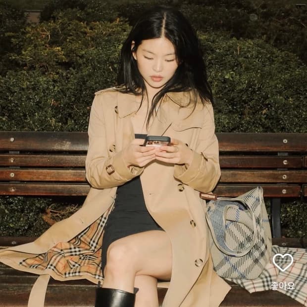 버버리 샌드링엄 트렌치 자켓 XS (영국 쇼디치 구매)