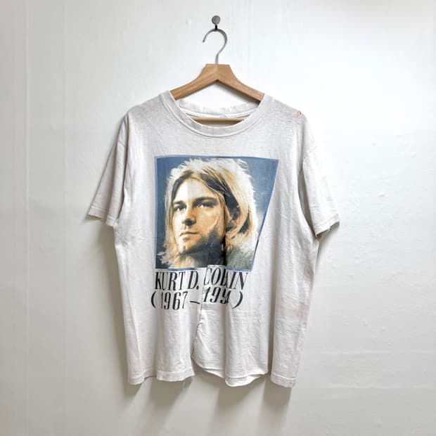 빈티지 90s Kurt Cobain 티셔츠