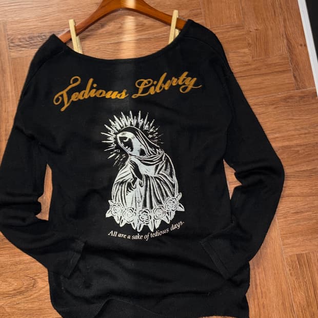 일본빈티지 성모마리아 니트