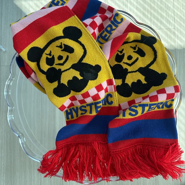 히스테릭 글래머 롱 머플러 착샷O