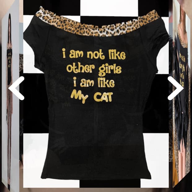 IM LIKE MY CAT BOATNECK TOP