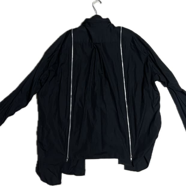 Comme des garcons black zip shirt 