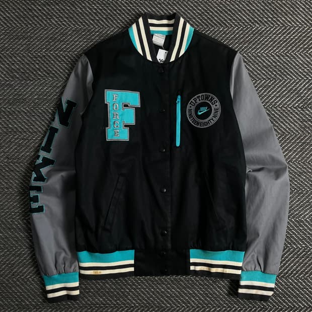 00s 나이키 우먼스 에어포스 업타운 바시티 자켓 o 3096