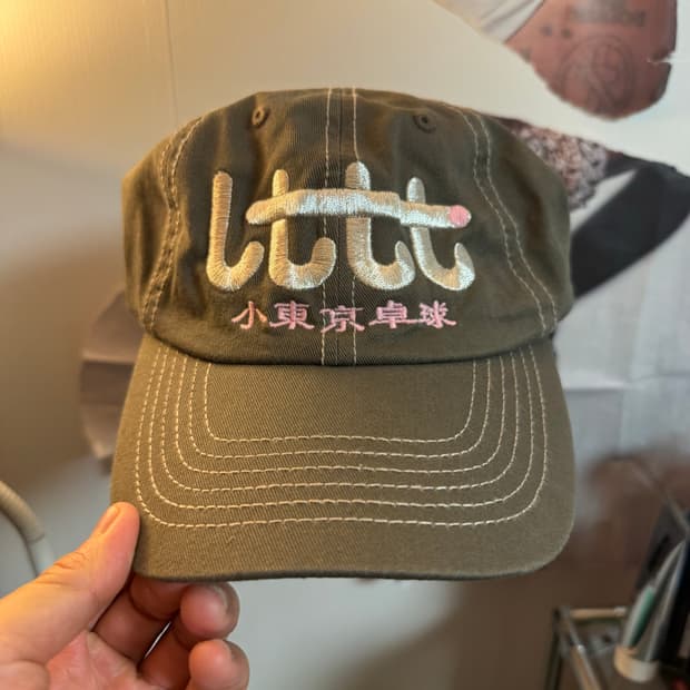 리틀도쿄테이블테니스클럽 LTTT 볼캡 브라운