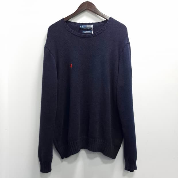 폴로랄프로렌 네이비 레드포니 니트 XL