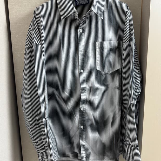 엑스톤즈/스트라이프 셔츠/ M