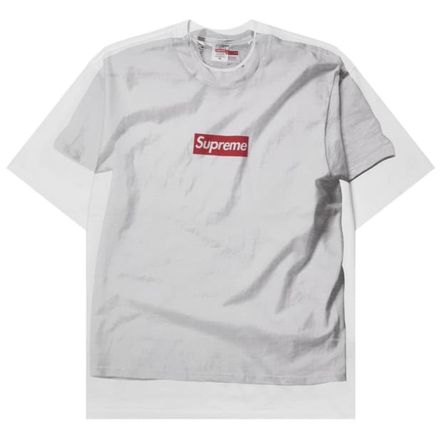 슈프림 x MM6 메종 마르지엘라 박스로고 티셔츠