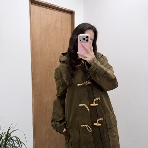 MHL. Waxed Cotton Duffle Coat