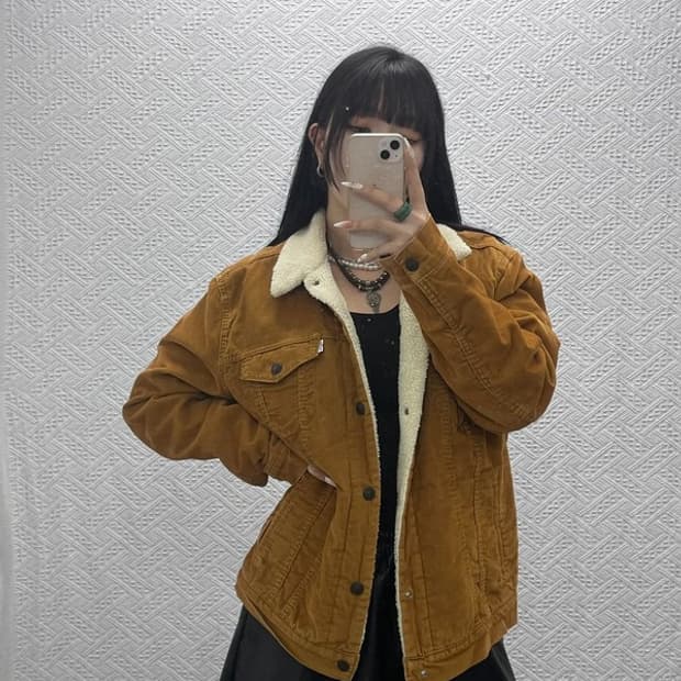 리바이스 양털 쉐르파 코듀로이 워크 자켓 L C09417